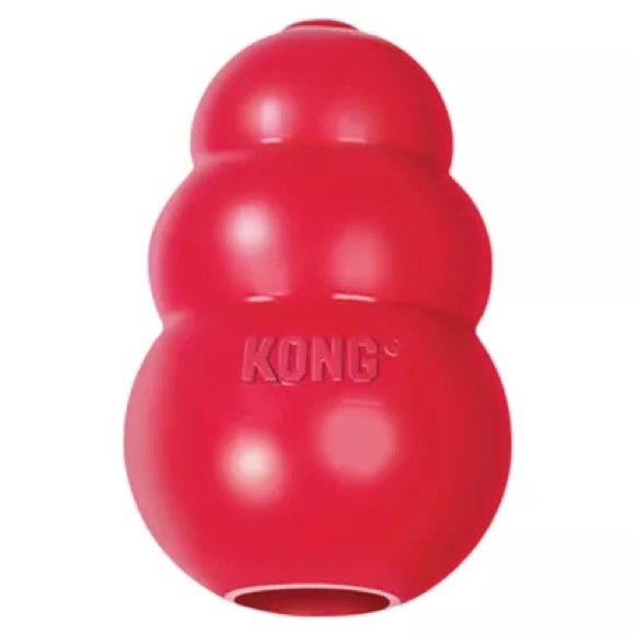 KONG Vibrant Red Chew Toy Medium - Picture 1 of 2